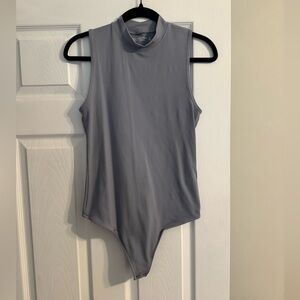 Abercrombie Gray Sleeveless Bodysuit